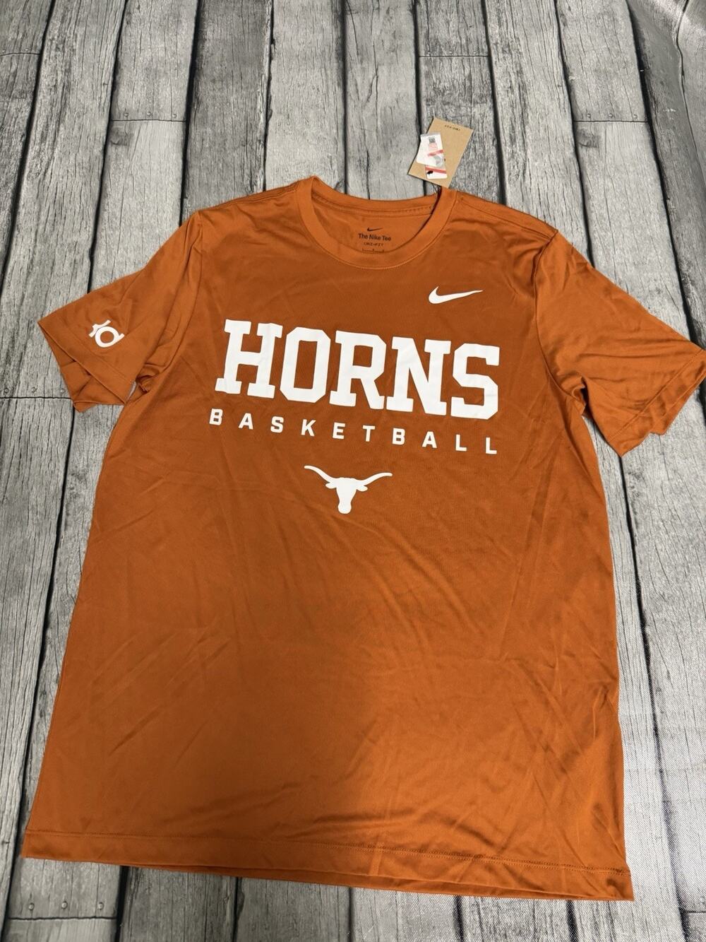 NWT Men's Nike Texas Longhorns Courtside Basketball Legend Dri-FIT T-Shirt Large